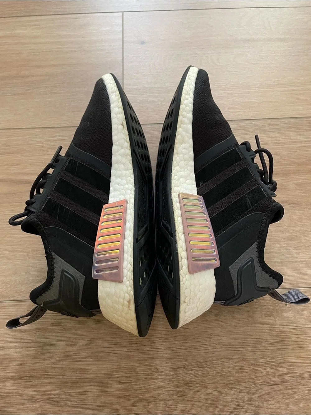 adidas Black Irescent NMD GY8537 Runners Shoes Women 8 #0168
